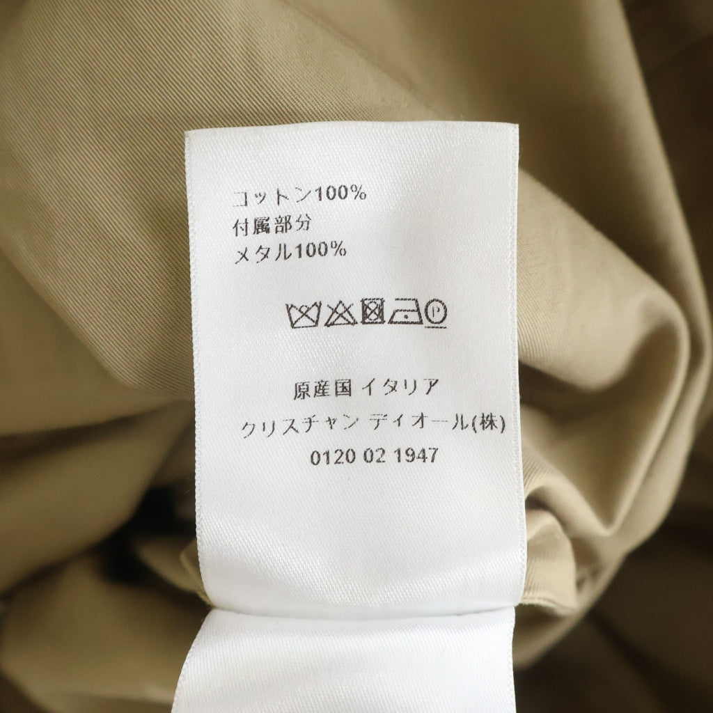 Christian Dior(クリスチャンディオール) Bee刺繍トレンチコート ブラウン 841M55A3332 レディース