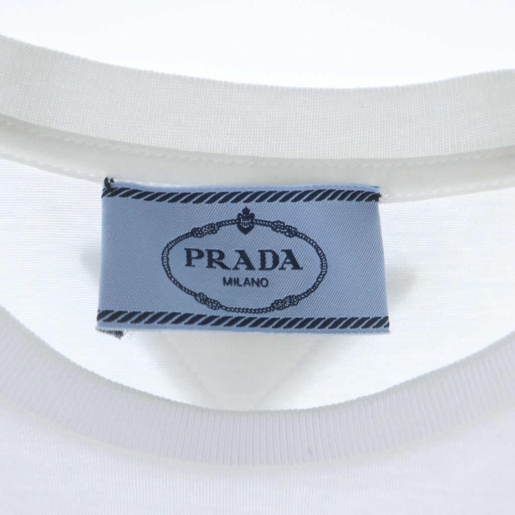 PRADA(プラダ) コットンTシャツ カットソー ホワイト 35570 S112 ILK