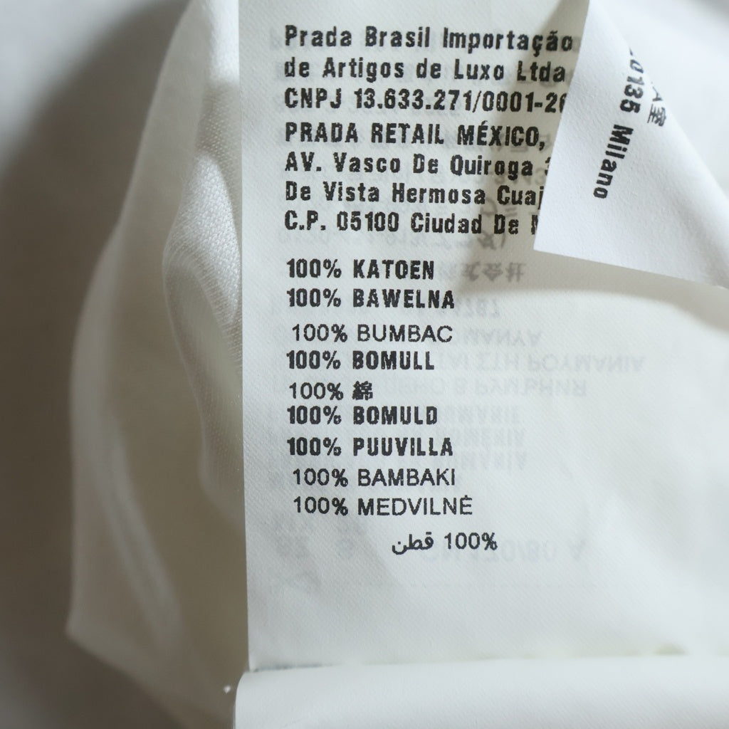 PRADA(プラダ) コットンTシャツ カットソー ホワイト 35570 S112 ILK