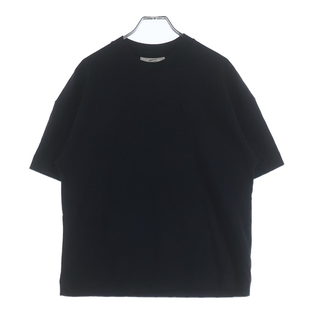 ami(アミ) 21SS ロゴ刺繍 クルーネックTシャツ カットソー ブラック A21FJ128.726 レディース