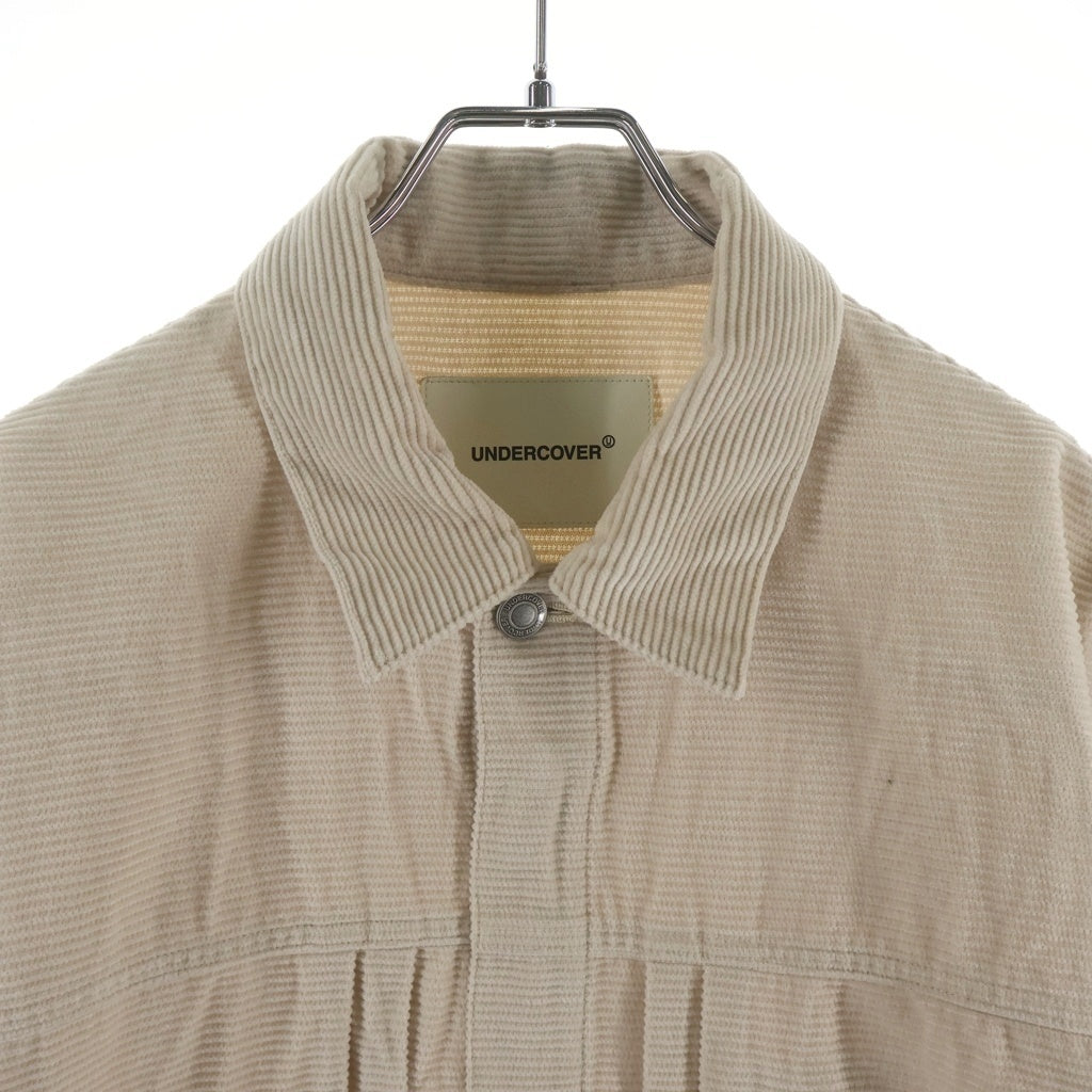 UNDERCOVER(アンダーカバー) 25AW コーデュロイジャケット トラッカージャケット ベージュ UP2E4204
