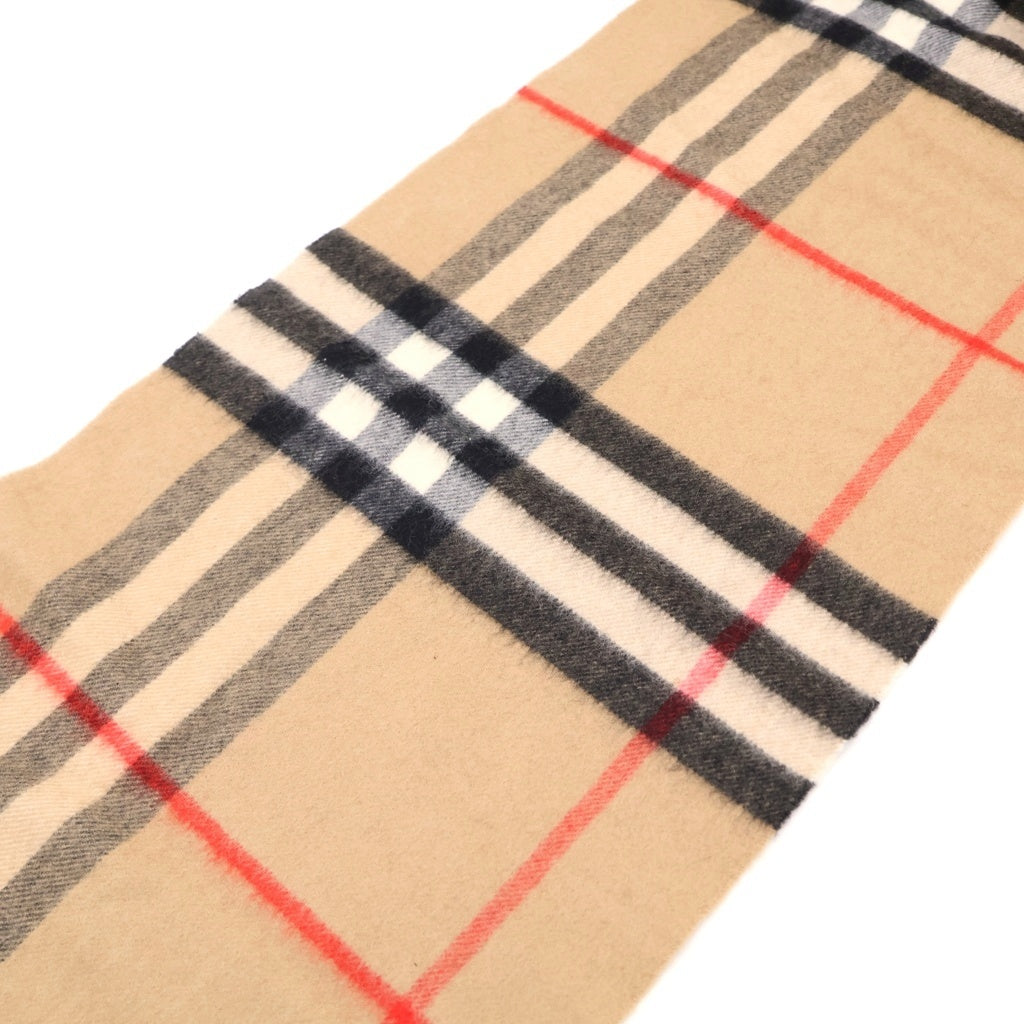 BURBERRY(バーバリー) チェック柄 カシミヤ マフラー ストール ブラウン 8018173 レディース