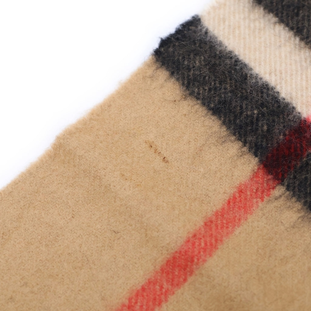 BURBERRY(バーバリー) チェック柄 カシミヤ マフラー ストール ブラウン 8018173 レディース