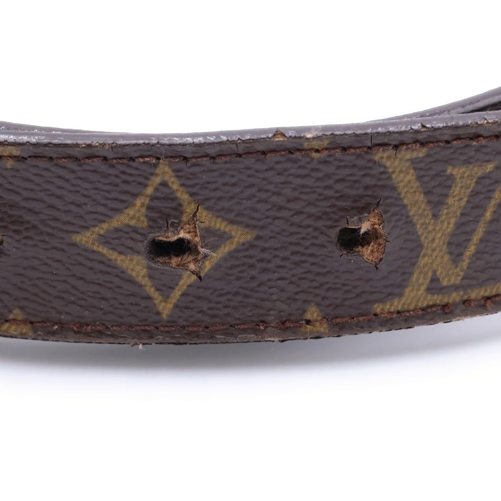 LOUIS VUITTON(ルイヴィトン) モノグラム サンチュール LV カットアウト ベルト ブラウン
