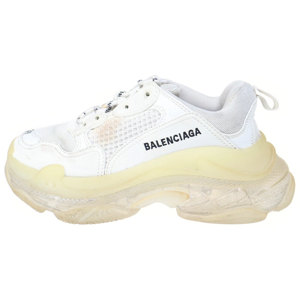 BALENCIAGA(バレンシアガ) TRIPLE S TRAINERS トリプルエス トレーナー ローカットスニーカーシューズ ホワイト US7/24.5cm レディース