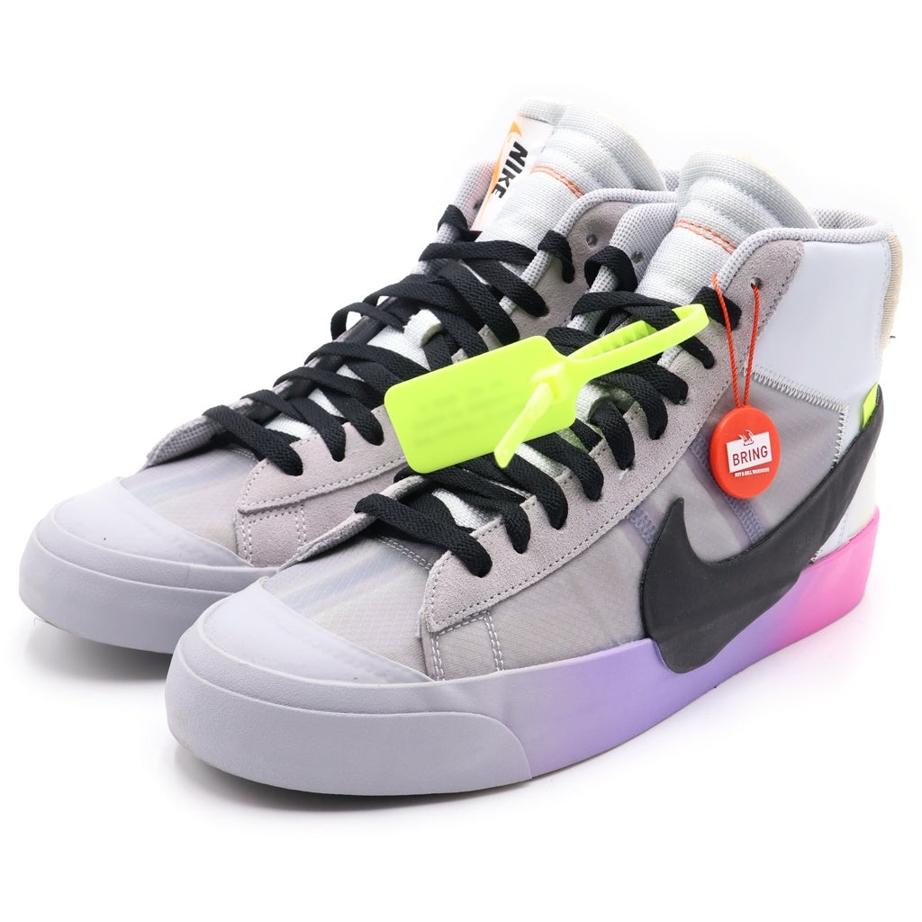 NIKE(ナイキ) ×OFF-WHITE Serena Williams Blazer Mid Queen セリーナ・ウィリアムズ × オフホワイト × ナイキ ブレーザー ミッド クイーン US10/28cm マルチ AA3832-002
