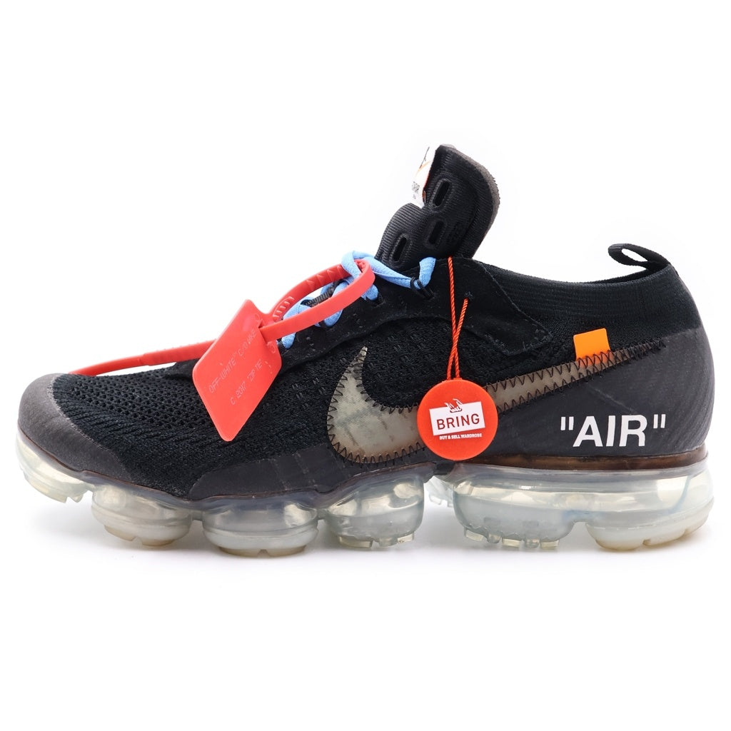 NIKE(ナイキ) ×OFF-WHITE Air Vapormax Black/Total Orange/Clear ナイキ エアヴェイパーマックス ブラック/トータルオレンジ/クリアUS9.5/27.5cm