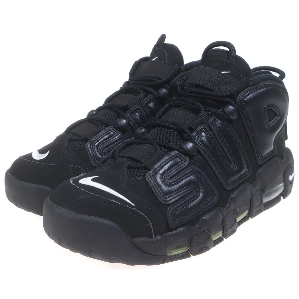 NIKE(ナイキ) 17SS ×AIR MORE UPTEMPO 902290-001 シュプリーム エアモアアップテンポ モアテン ハイカットスニーカー ブラック US9.5/27.5cm