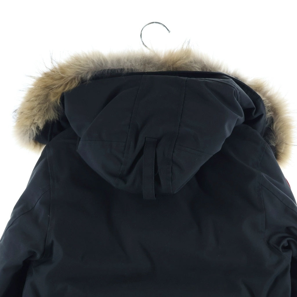 CANADA GOOSE(カナダグース) LABRADOR DOWN JACKET ラブラドール ワッペンロゴ ファーフーデッド ダウンジャケット レディース ブラック 7967JL