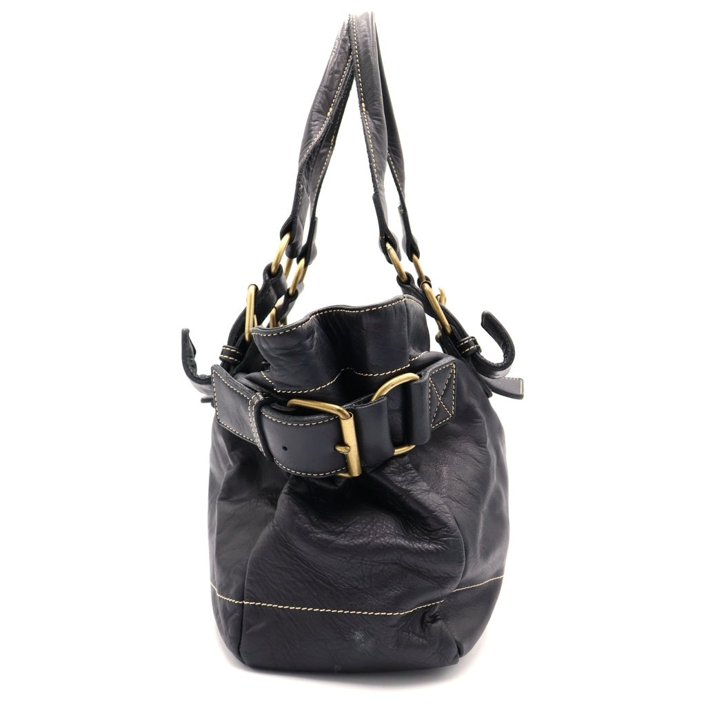 Vivienne Westwood(ヴィヴィアンウエストウッド) ACCORD アコード レザーハンドバック ブラック レディース