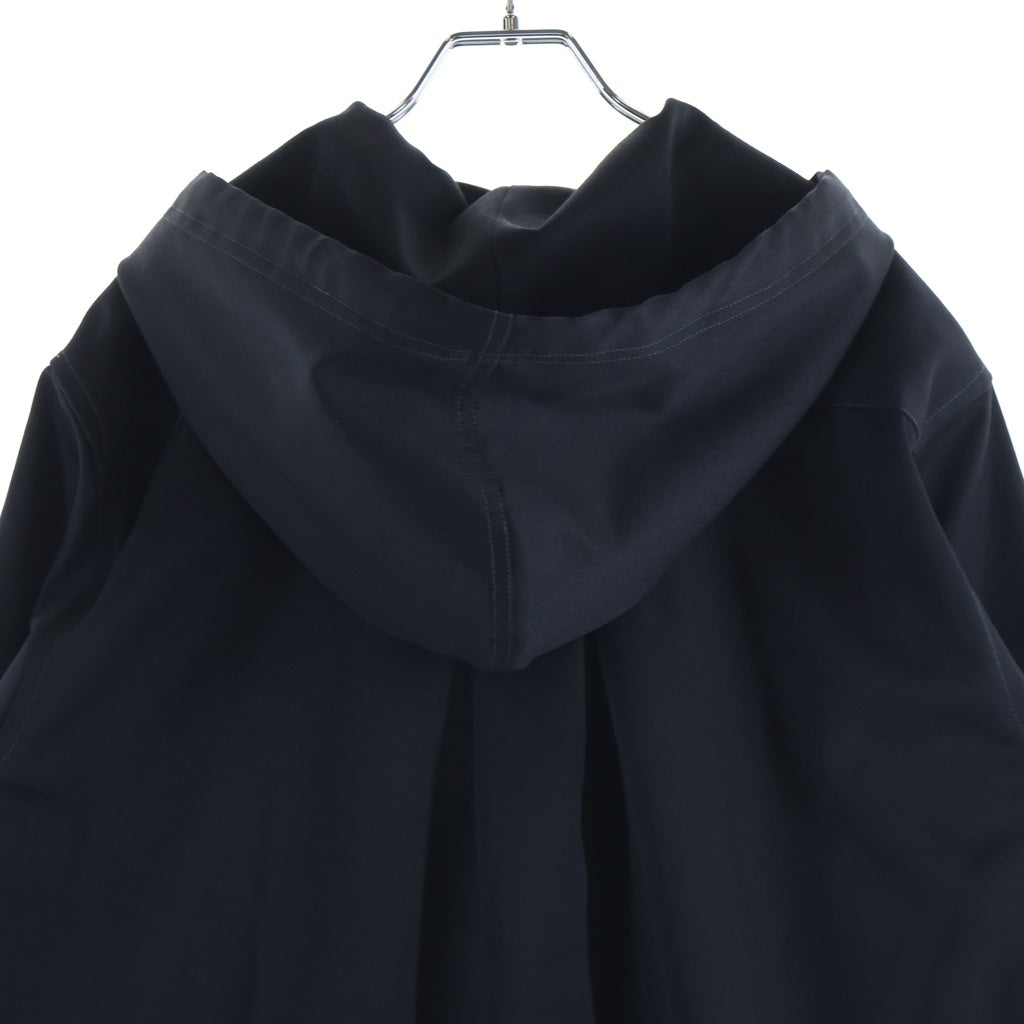 MARNI(マルニ) ウールギャバジン ボタンアップフーデット長袖シャツ ブラック CUMU0195A0