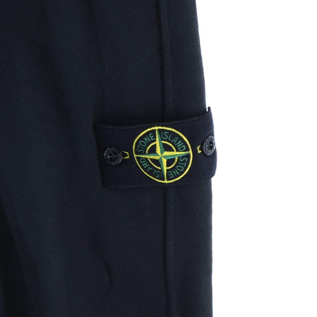 STONE ISLAND(ストーンアイランド) ロゴパッチ スウェットパンツ ブラック L1S156200004S0410