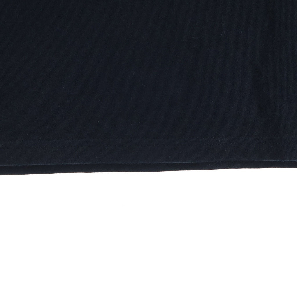 J.W.ANDERSON(ジェー ダブリュー アンダーソン) 25SS ANCHOR EMBROIDERY T-SHIRT フロントロゴ刺繍 クルーネック半袖カットソーTシャツ ブラック JT0257PG1510999