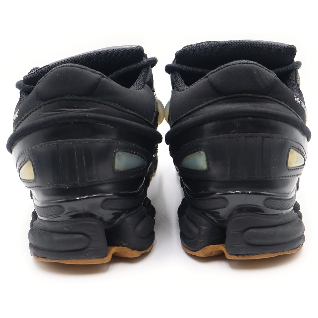 adidas by RAF SIMONS(アディダス バイ ラフシモンズ) OZWEEGO BUNNY レザーローカットスニーカー ブラック US8/26cm S81162