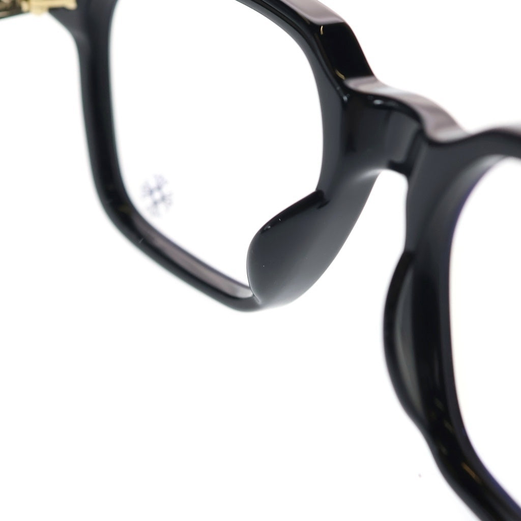 CHROME HEARTS(クロムハーツ) CELIBUSSY セリバシー オーバルテンプル ウェリントン型 メガネ ブラック/ゴールド