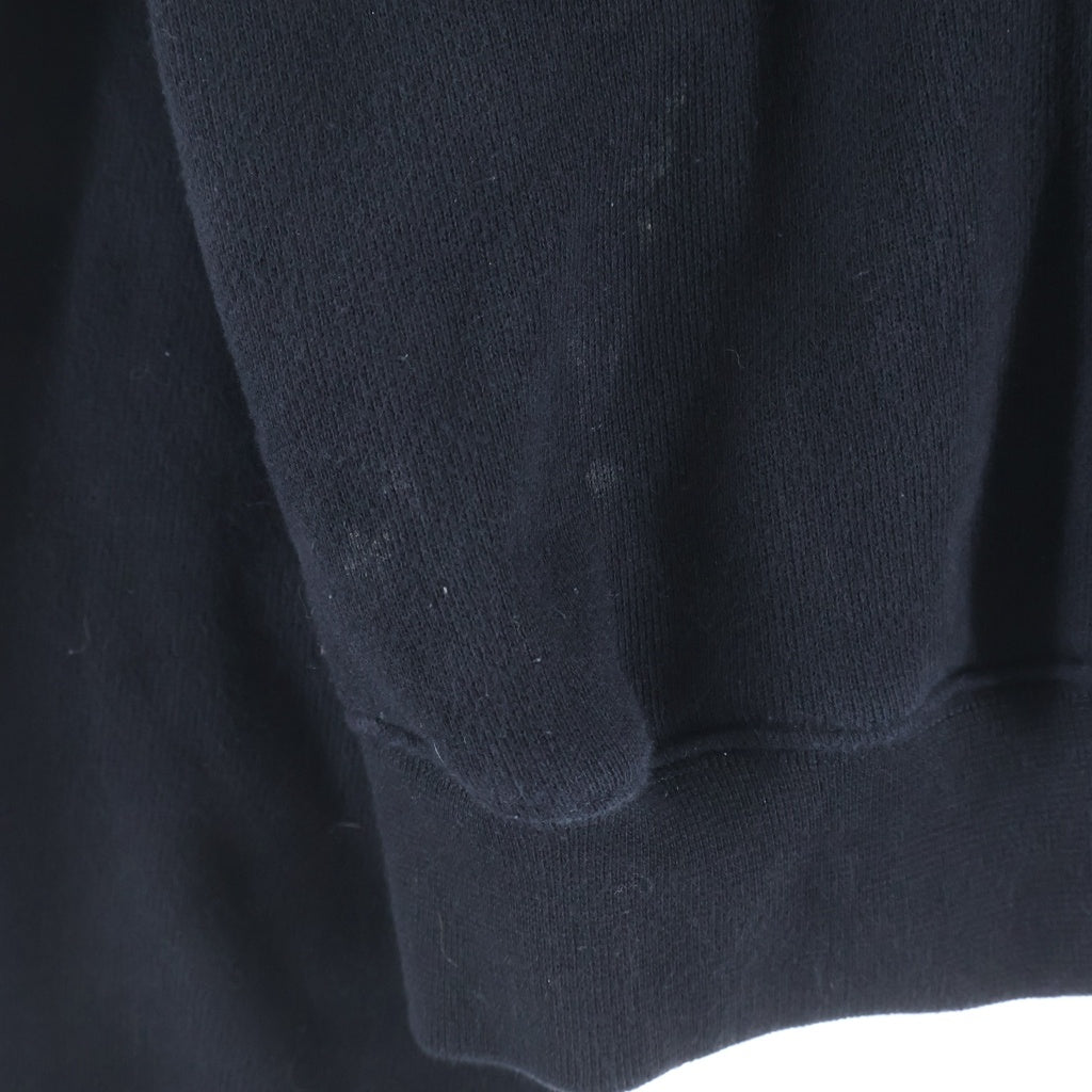 ALEXANDER WANG(アレキサンダーワン) ESSENTIAL TERRY HOODIE エッセンシャル テリー フロントロゴ プルオーバースウェットパーカー ブラック 4CC3242101