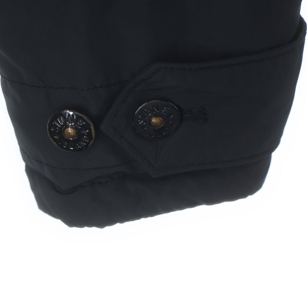 STONE ISLAND(ストーンアイランド) MICRO REPS DOWN ダブルポケット ジップアップ ファー付きフーデットダウンジャケット ブラック 611540926-A