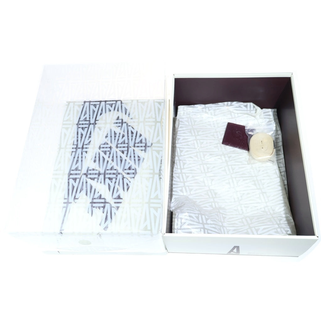 NIKE(ナイキ) ×A MA MANIERE AIR JORDAN 1 RETRO HIGH OG SAIL AND BURGUNDY アマニエール エアジョーダン1 レザーハイカットスニーカー ホワイト US10/28cm DO7097-100