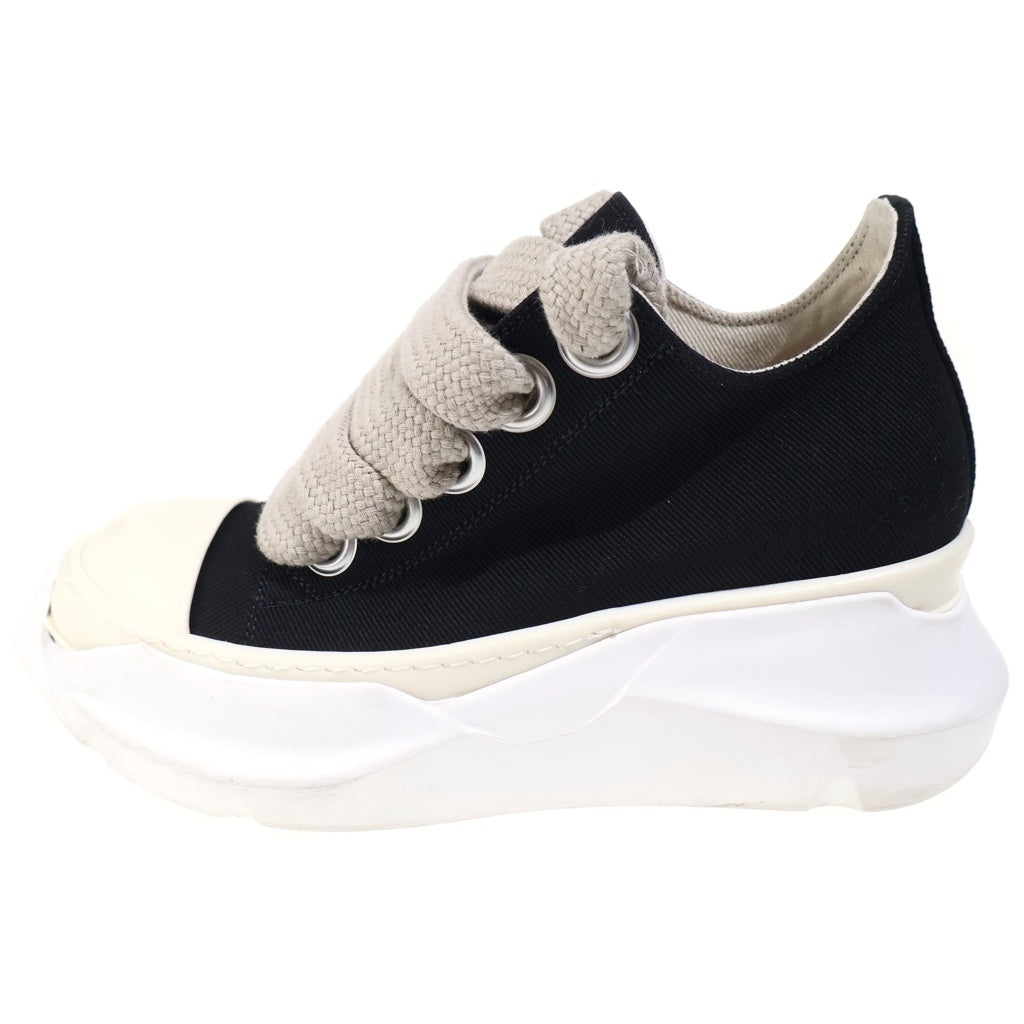 Rick Owens DRKSHDW(リックオウエンス ダークシャドウ) Jumbo Lace Abstract Sneakers ジャンボレース スニーカーズ ブラック/ホワイト 38 レディース