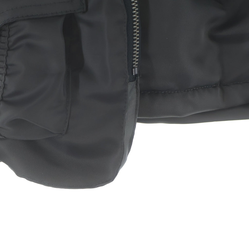 NO BRAND(ノーブランド) 25AW KIMYO キミョ パテッド ジップ スカート ブラック レディース