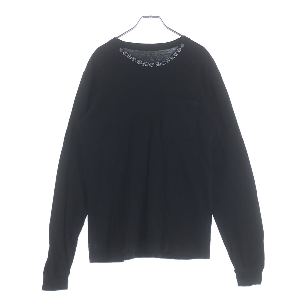 CHROME HEARTS(クロムハーツ) Neck Logo L/S T-Shirt アームフローラル