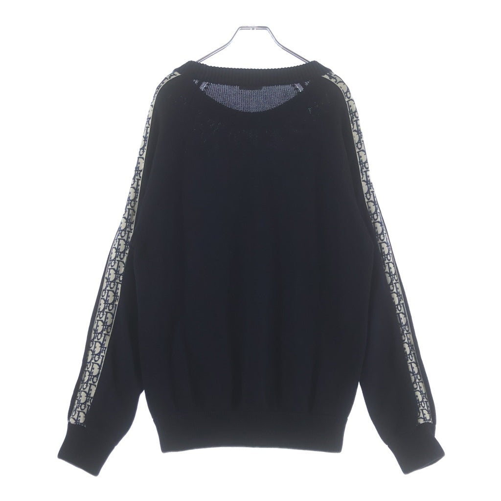 Christian Dior(クリスチャンディオール) オブリーク トロッター 長袖ニット ブラック 113M638AT187