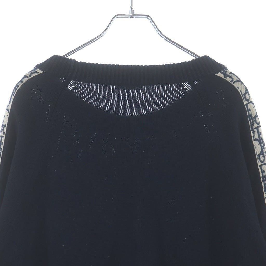 Christian Dior(クリスチャンディオール) オブリーク トロッター 長袖ニット ブラック 113M638AT187