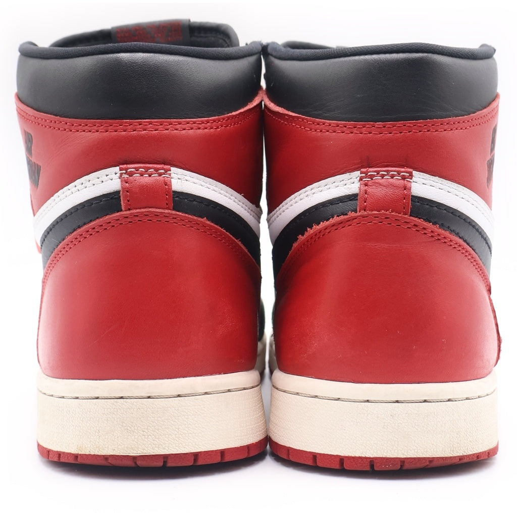 NIKE(ナイキ) AIR JORDAN 1 RETRO HIGH OG エアジョーダン1 レトロ レザーハイカットスニーカー レッド/ホワイト US11/29cm DZ5485-106