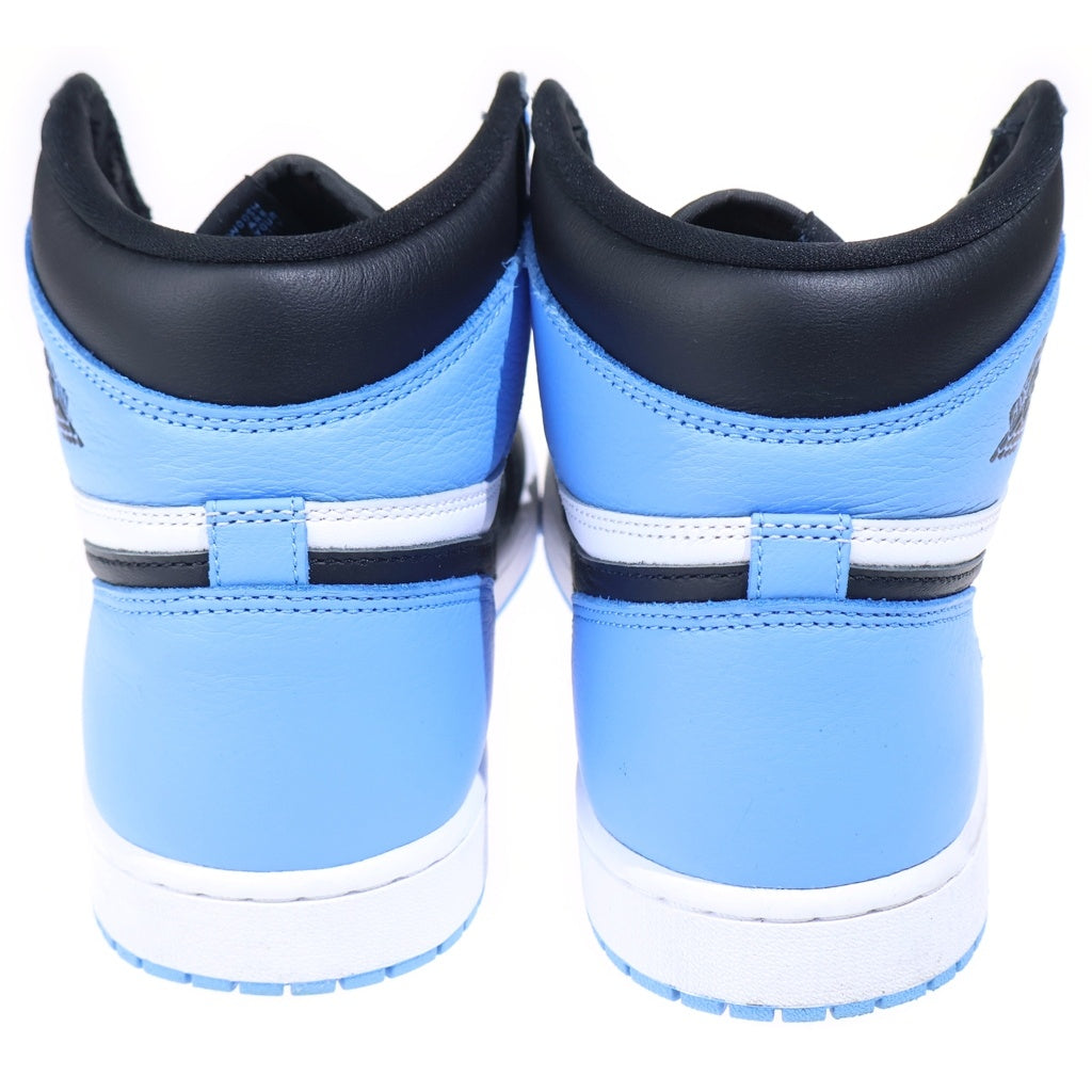 NIKE(ナイキ) AIR JORDAN 1 RETRO HIGH OG UNIVER SITY BLUE エアジョーダン1 レトロ レザーハイカットスニーカー ブルー/ブラック US11/29cm DZ5485-106