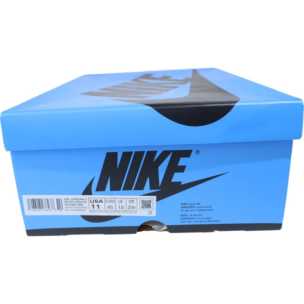 NIKE(ナイキ) AIR JORDAN 1 RETRO HIGH OG UNIVER SITY BLUE エアジョーダン1 レトロ レザーハイカットスニーカー ブルー/ブラック US11/29cm DZ5485-106