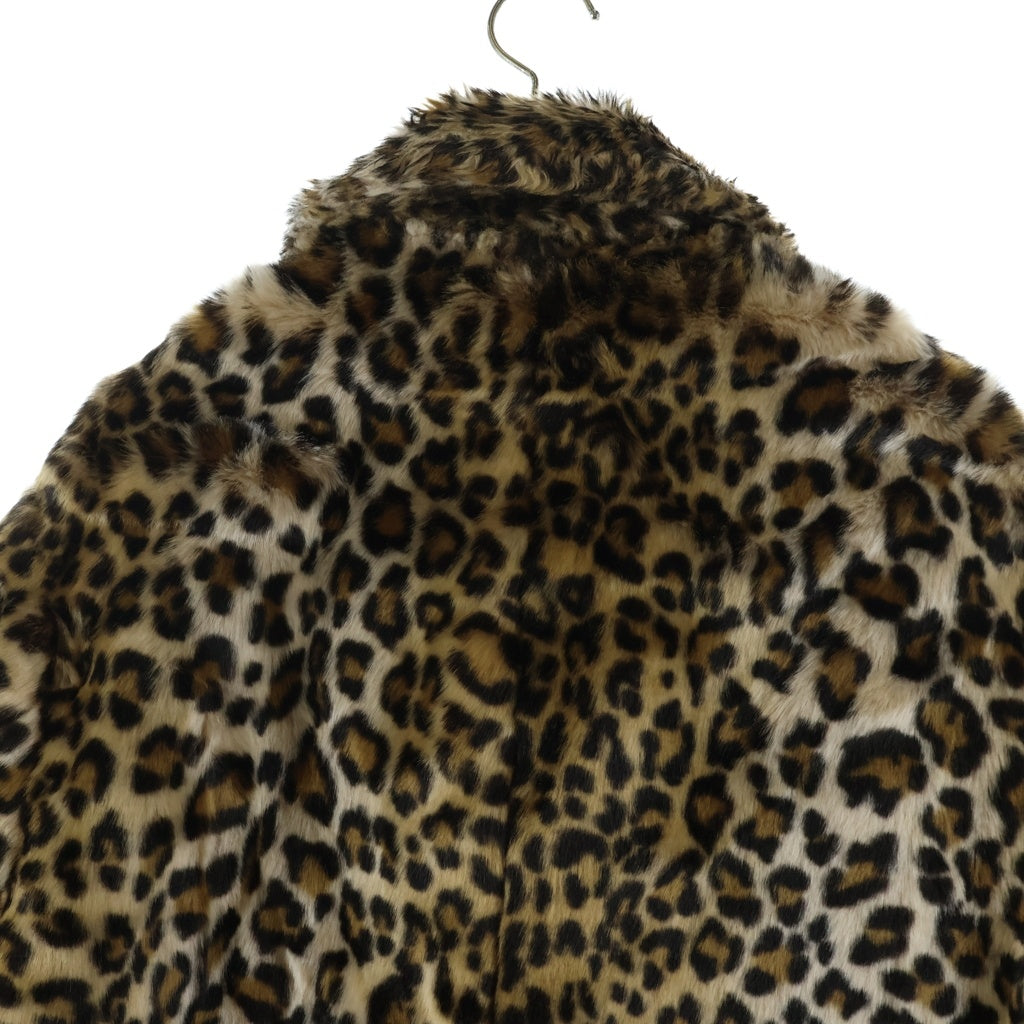 WACKO MARIA(ワコマリア) LEOPARD FUR COAT レオパード ファーコート ブラウン