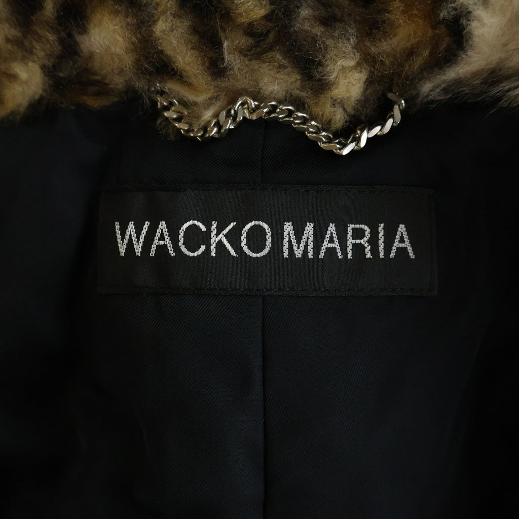 WACKO MARIA(ワコマリア) LEOPARD FUR COAT レオパード ファーコート ブラウン