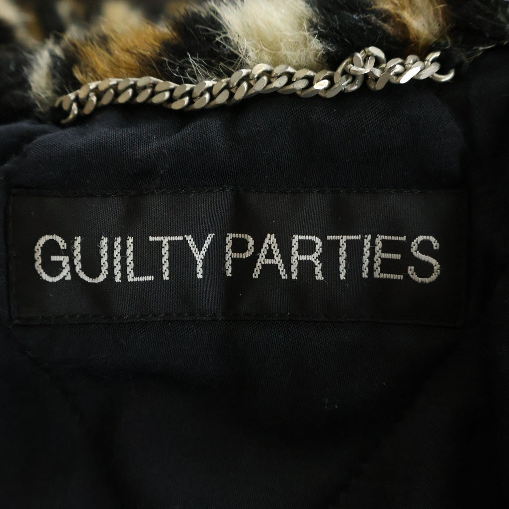 WACKO MARIA(ワコマリア) 22AW FUR DOUBLE RIDERS JACKET ファー レオパード ダブルライダースジャケット ブラウン