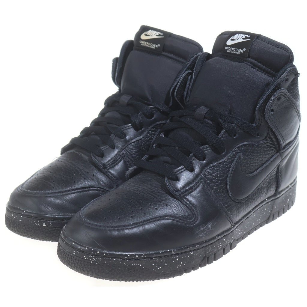 NIKE(ナイキ) ×UNDERCOVER DUNK HIGH アンダーカバー ダンクハイ レザーハイカットスニーカー ブラック US8.5/26.5cm DQ4121-100