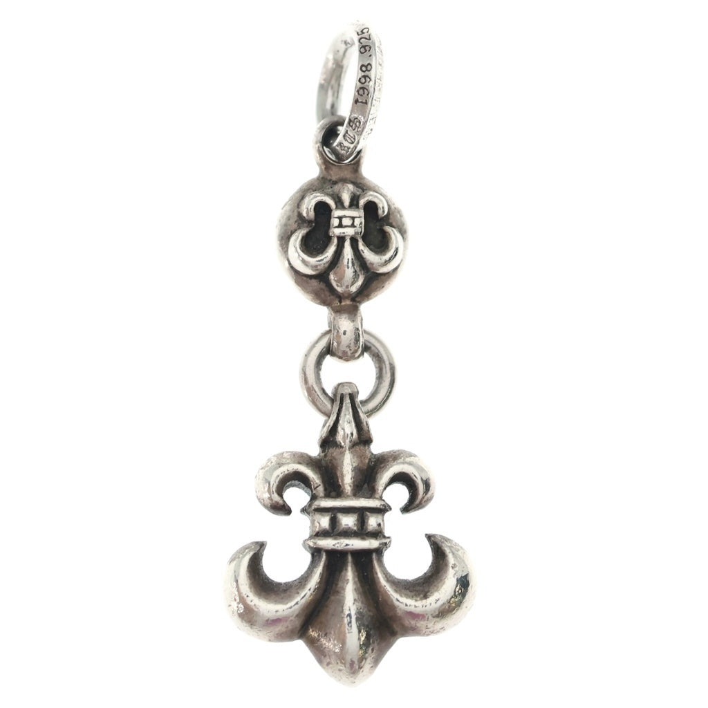 CHROME HEARTS(クロムハーツ) 1BALL BS FLEUR 1ボールBSフレアチャーム シルバーネックレストップ BCA198