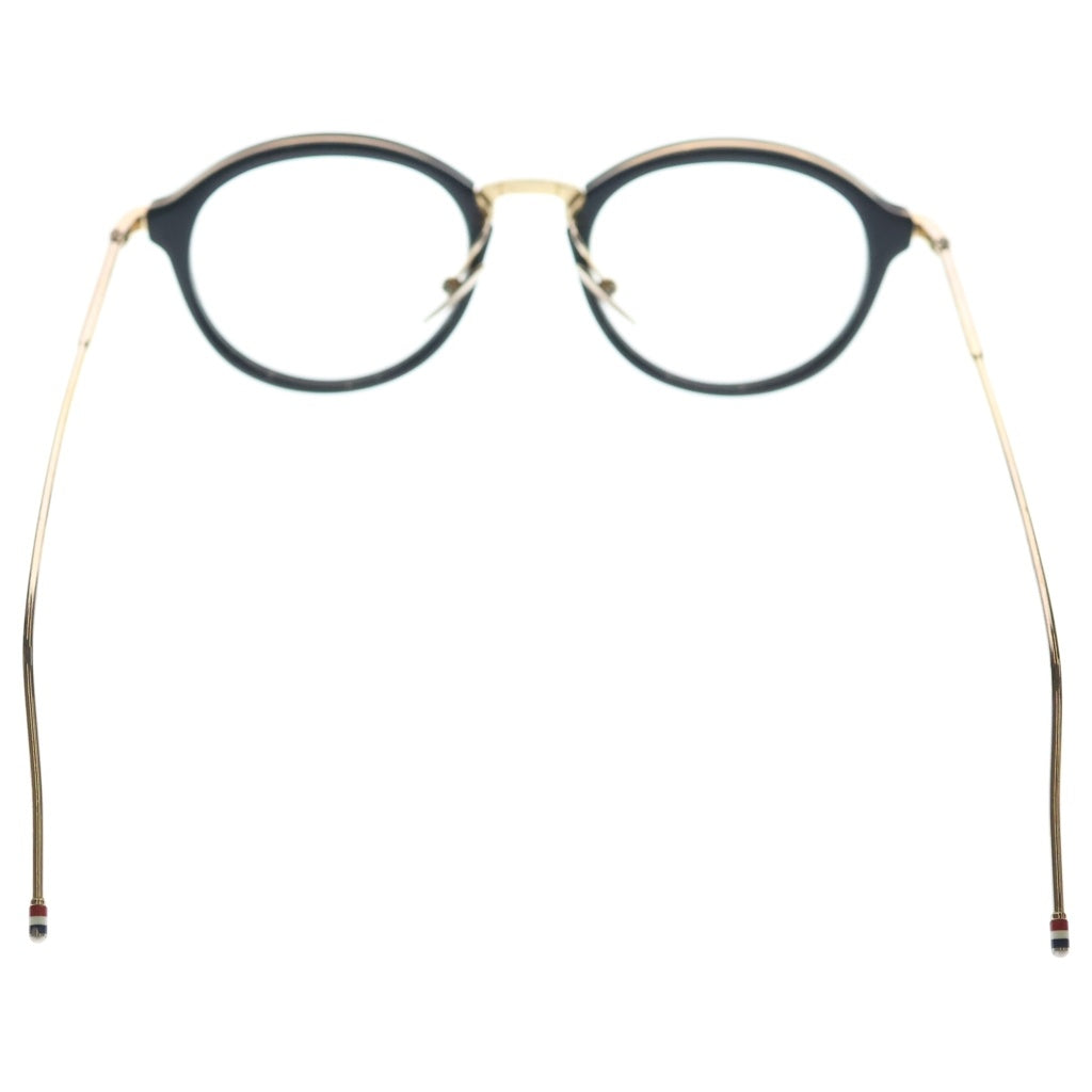 THOM BROWNE(トムブラウン) ウェリントン型 カラーサングラス 眼鏡 アイウェア ブラック/ゴールド
