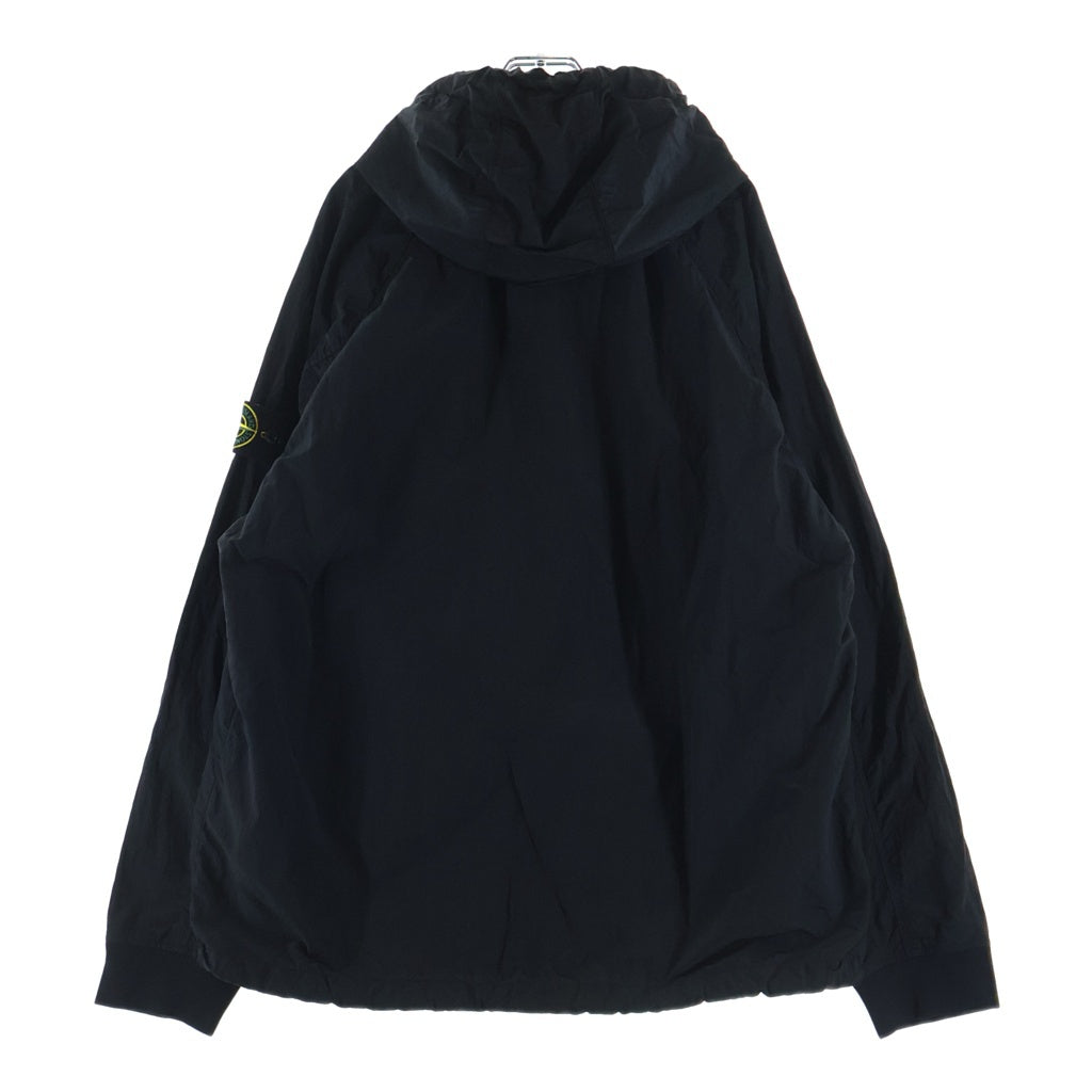 STONE ISLAND(ストーンアイランド) NYLON METAL HOODED SMOCK ナイロン メタル フーデッド スモック アノラックジャケット ブラック 691564112