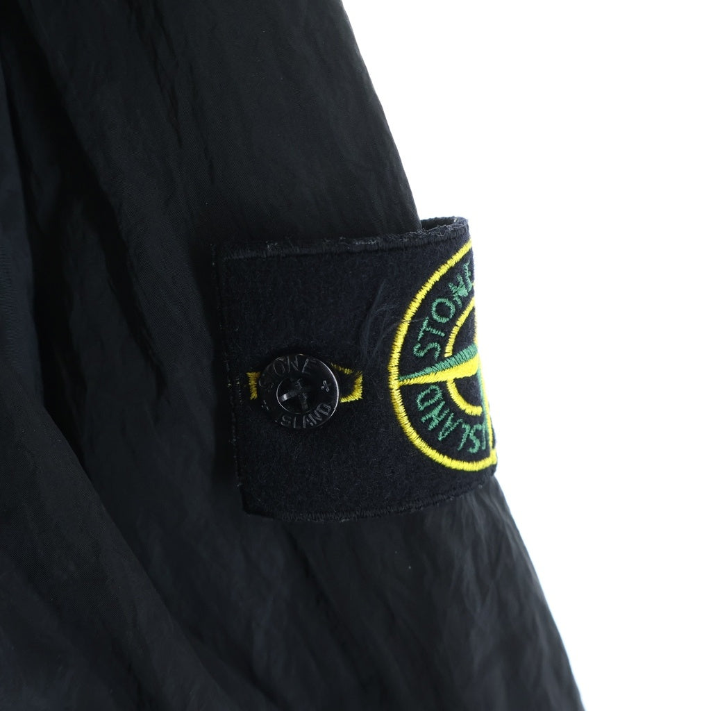STONE ISLAND(ストーンアイランド) NYLON METAL HOODED SMOCK ナイロン メタル フーデッド スモック アノラックジャケット ブラック 691564112