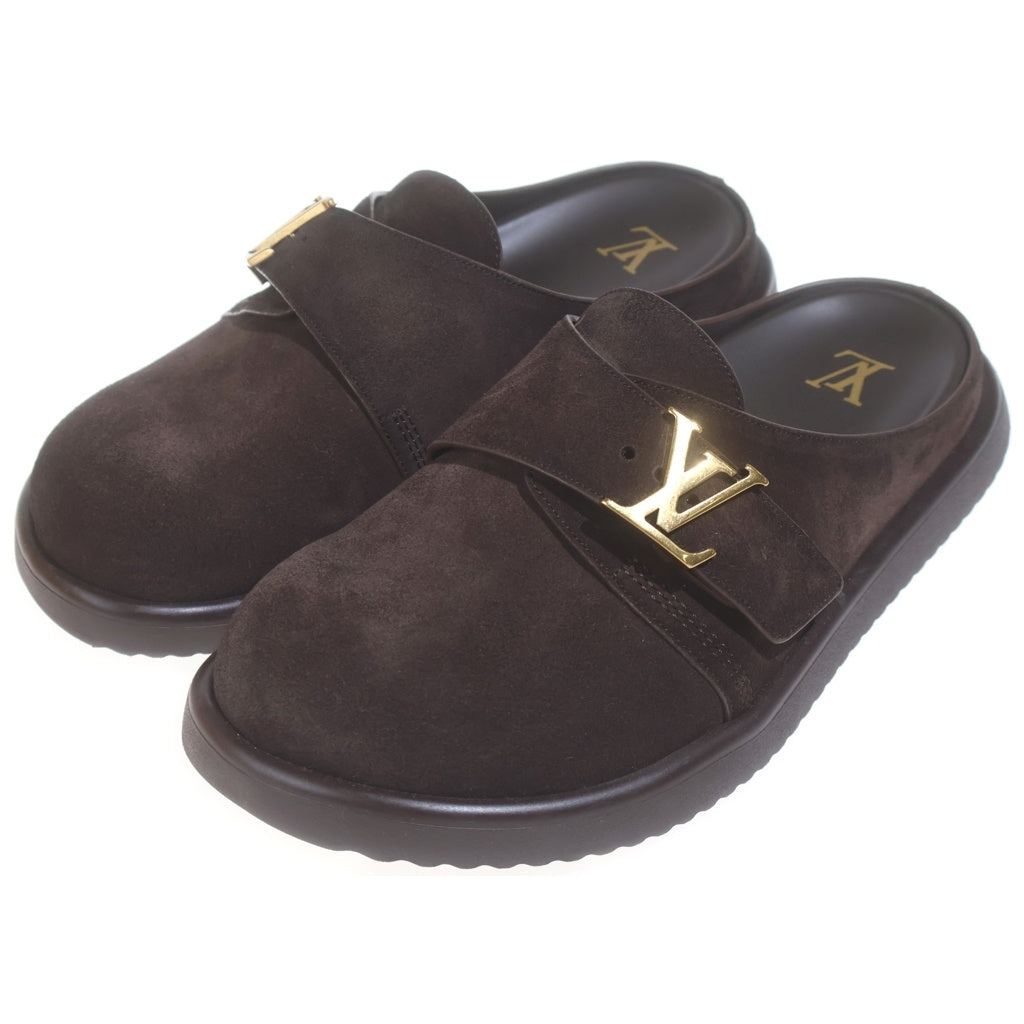 LOUIS VUITTON(ルイヴィトン) LV イージー スウェードミュール ブラウン