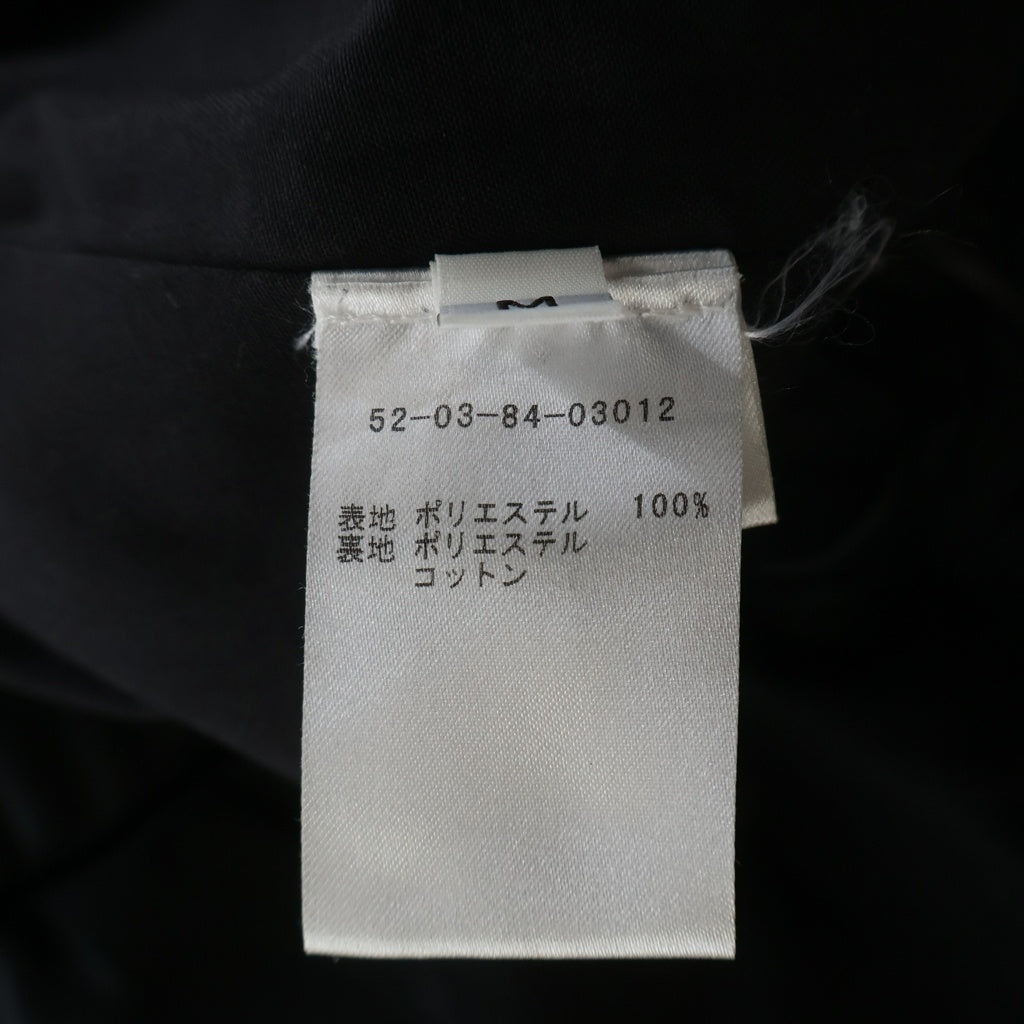 MARTINE ROSE(マーティンローズ) 胸ロゴプリント ジップアップ トラックジャケット ブラック 52-03-84-03012