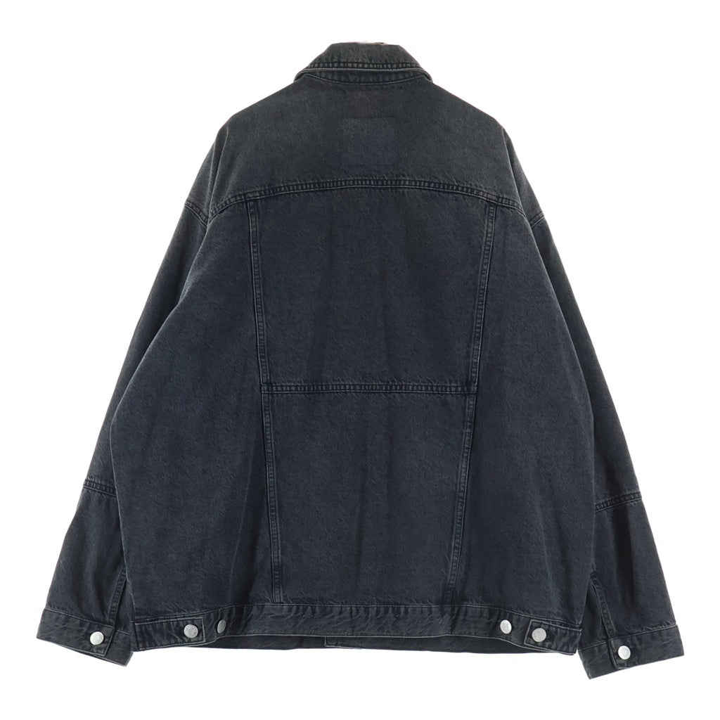 MARTINE ROSE マーティンローズ ボタンアップ オーバーサイズデニムジャケット グレー MARTINE ROSE(マーティンローズ) ボタンアップ オーバーサイズデニム