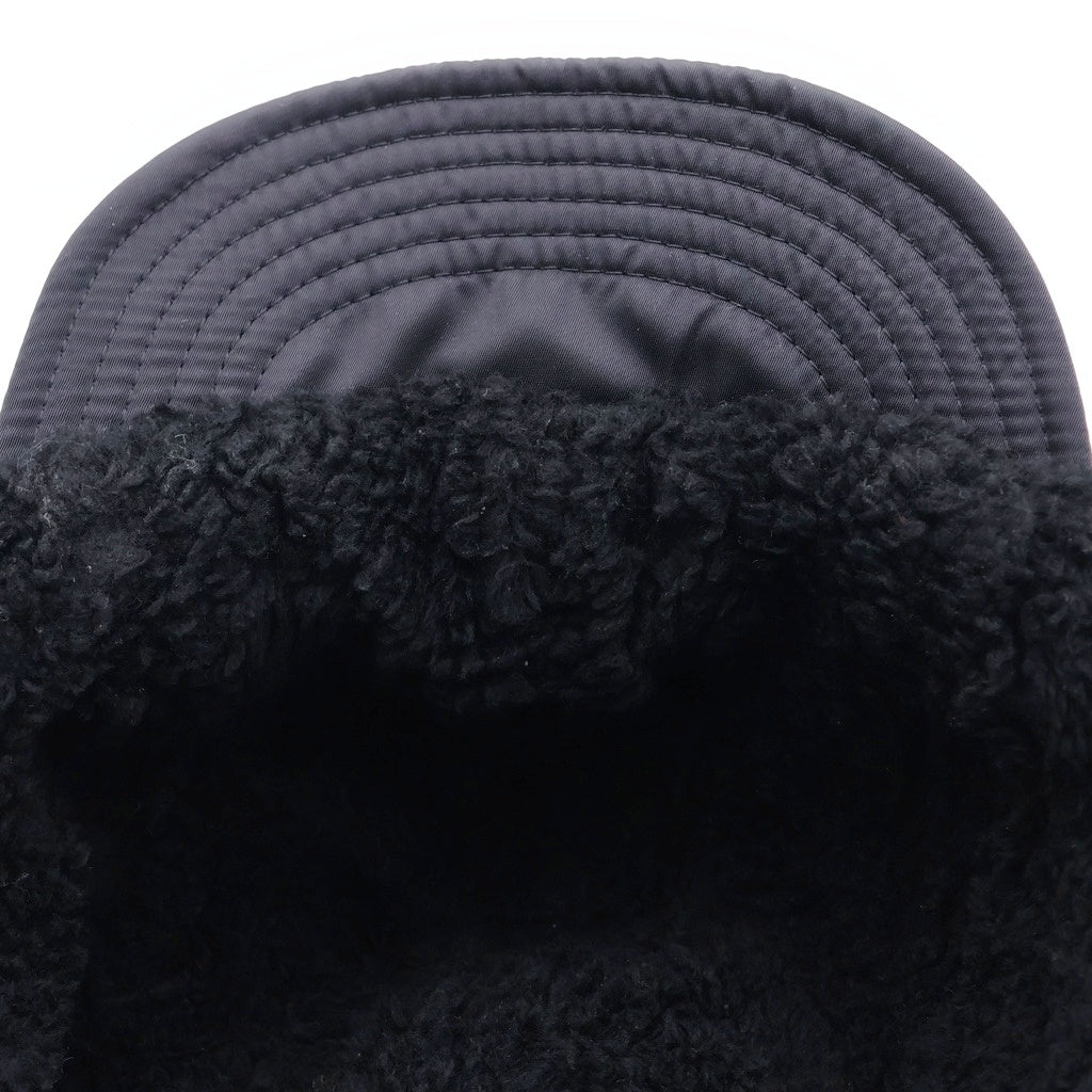 JUNYA WATANABE COMME des GARCONS(ジュンヤワタナベ コムデギャルソン) ベルトデザイン ナイロンフライトキャップ ブラック WR-K601
