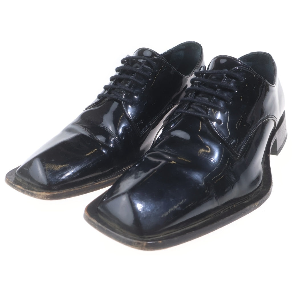 MARTINE ROSE(マーティンローズ) DAAB BLACK PATENT DERBY パテントダービーシューズ ブラック