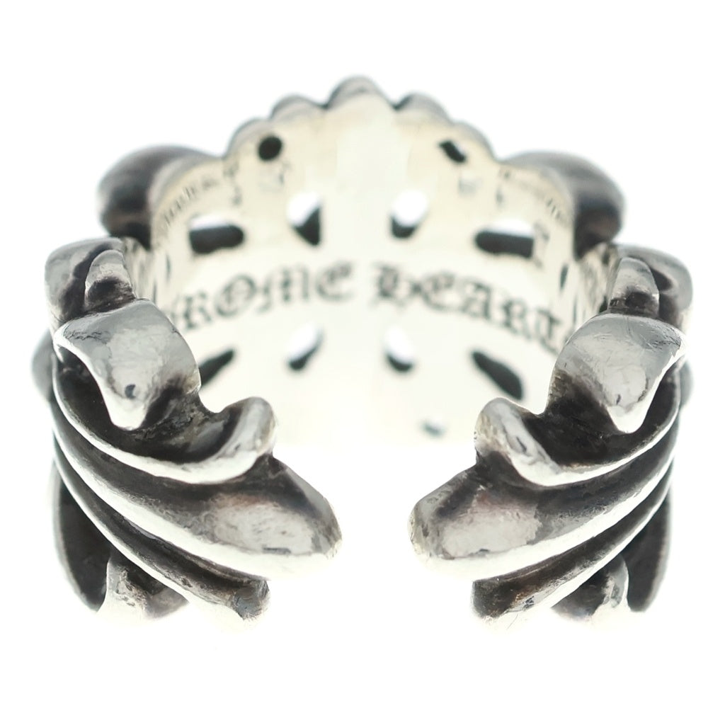 CHROME HEARTS(クロムハーツ) DBL FLRL CRS ダブルフローラルクロス リング シルバー BCA390