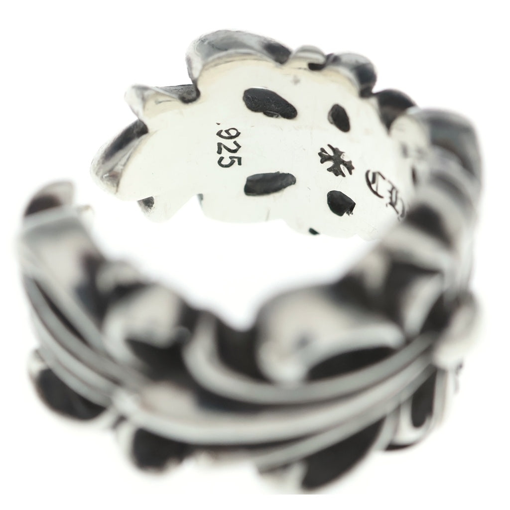 CHROME HEARTS(クロムハーツ) DBL FLRL CRS ダブルフローラルクロス リング シルバー BCA390