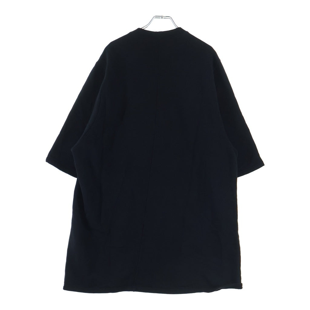 Rick Owens(リックオウエンス) 13AW 半袖 プルオーバースウェットトレーナー ブラック DU13F02007-F