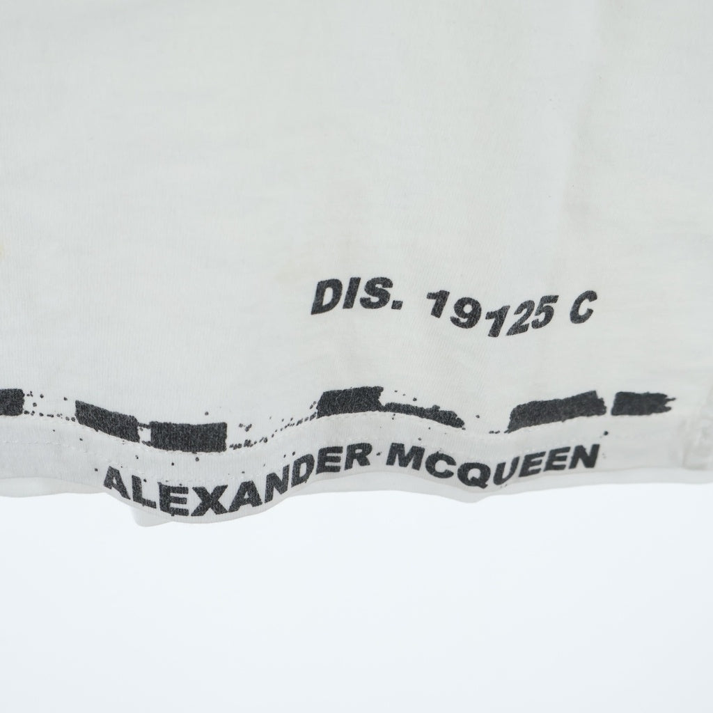 Alexander McQueen(アレキサンダーマックイーン) フロントロゴ クルーネック Tシャツ ホワイト