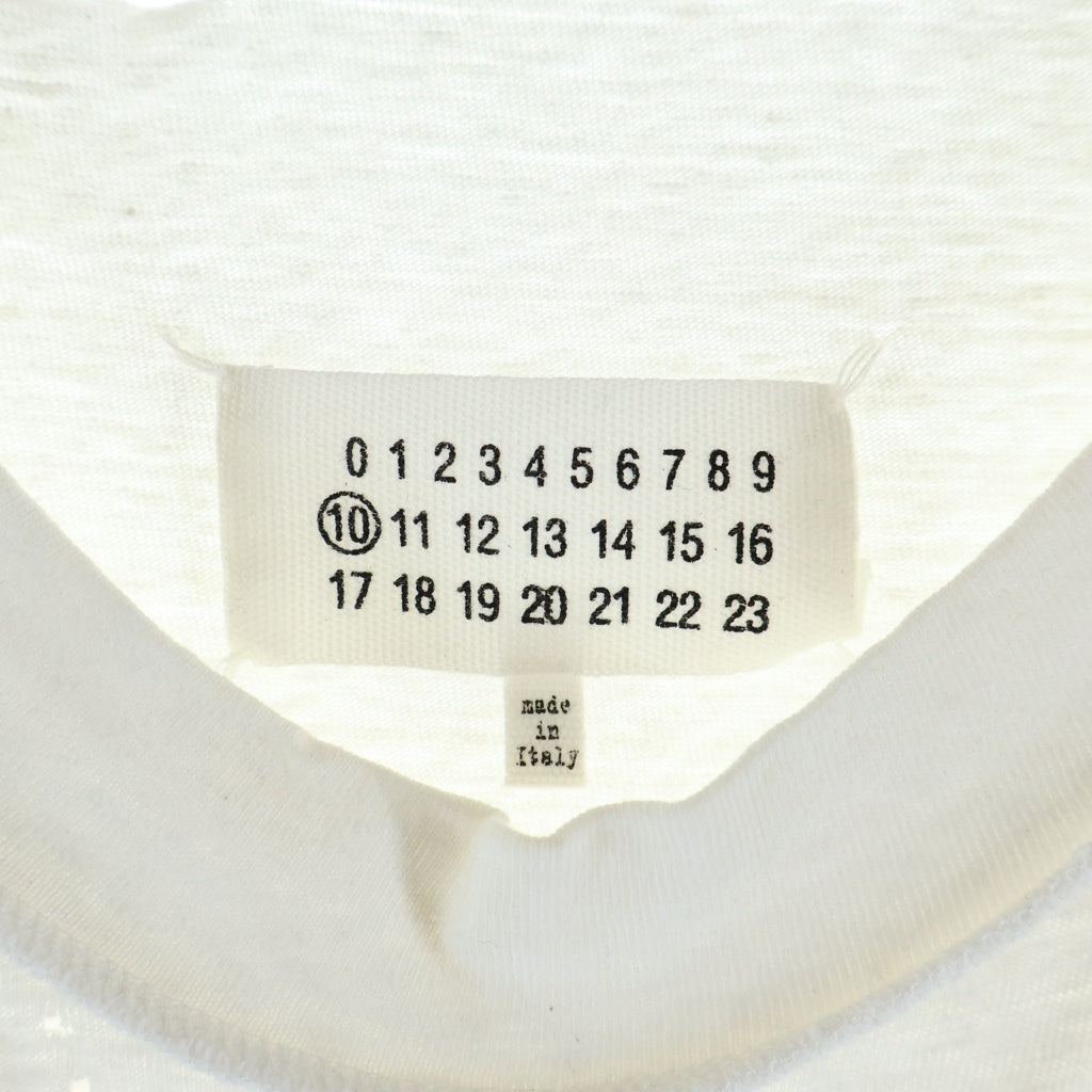 Maison Margiela(メゾンマルジェラ) 19SS SPADE PRINT VINTAGE TEE スペードプリント ヴィンテージ Tシャツ ホワイト S30GC0661 S22948