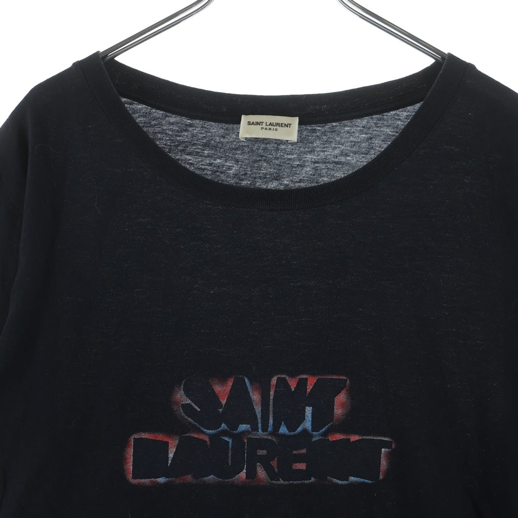 SAINT LAURENT PARIS(サンローランパリ) フロントロゴ クルーネック T 