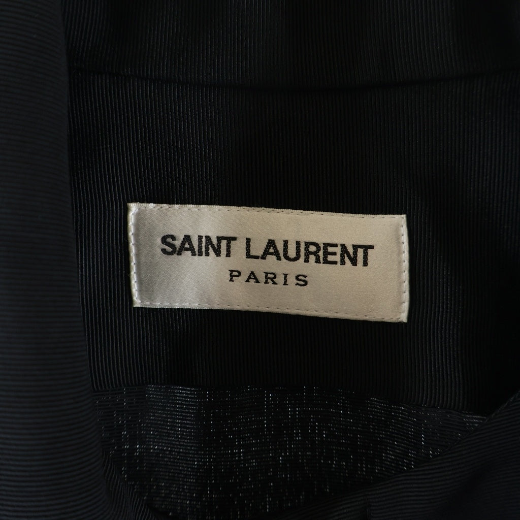SAINT LAURENT PARIS(サンローランパリ) ショールブラウス ブラック 775238Y001W1000 レディース